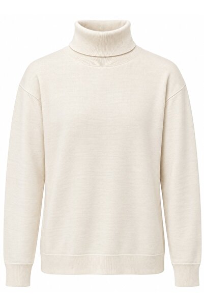 Mavi M0720066 Boğazlı Kazak Erkek Sweatshirt BEJ