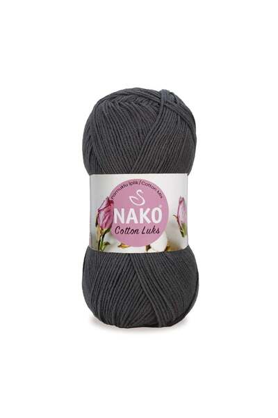 NAKO Cotton Luxury Hand Knitting Yarn 5-Pack - 60% Soft Cotton Premium Yarn 9...