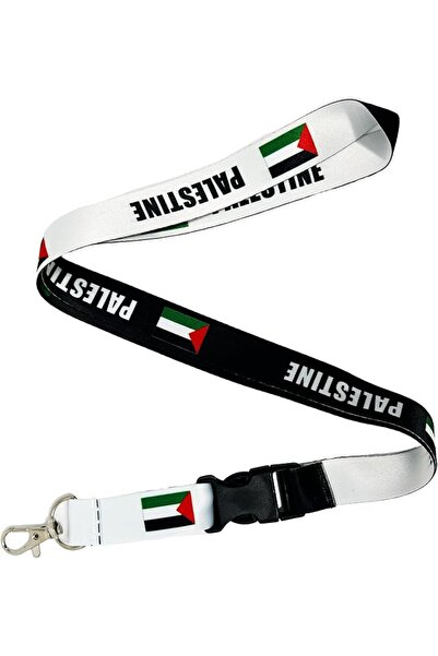 PANDAGROUP Panda Loco Palestine Flag Lanyard – Premium Double-Sided Design wi...