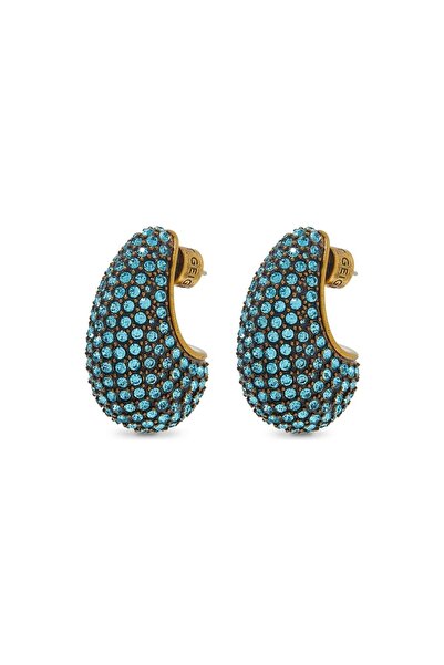 Kurt Geiger Pave Dome Earrings, Crystal Kup Style Earrings
