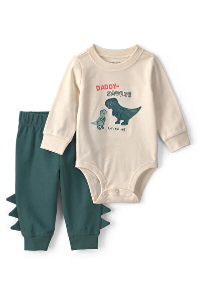 Carter's Erkek Bebek Body Pantolon Set 3 Ay-24 Ay Yeşil