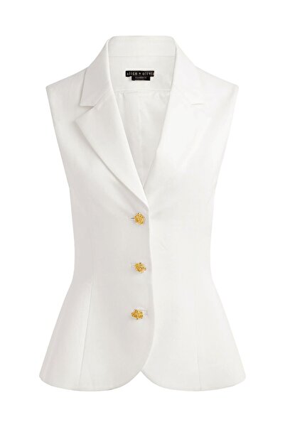 Alice + Olivia Sammie Sculpted Blazer Vest, Modern Tailoring, Fashionable and...