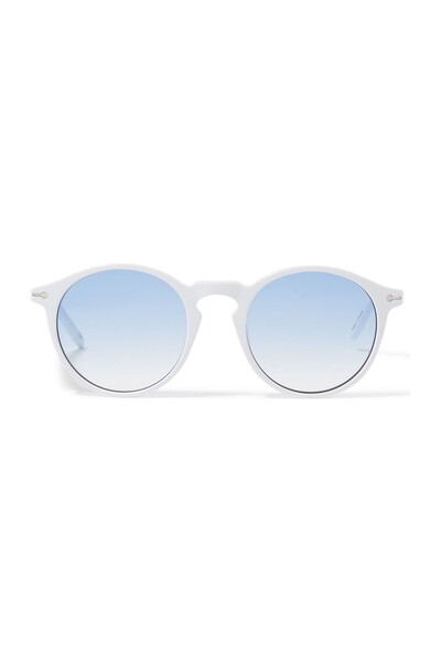 Sons Daughters White Round Sunglasses for Children