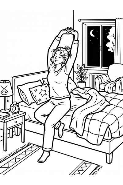 COZY RELAXATION Cozy Night. Descoperă noua carte de colorat pentru relaxare din colectia recent apărută pe piața din România!
