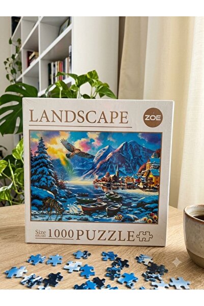 1000 Parça Puzzle Landscape Donmuş Göl - Donmuş Sessizlik / Frozen Silence