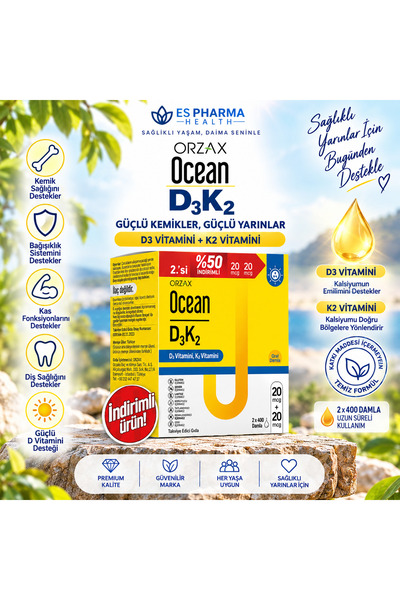 Ocean Omega 3 & QH + D3K2