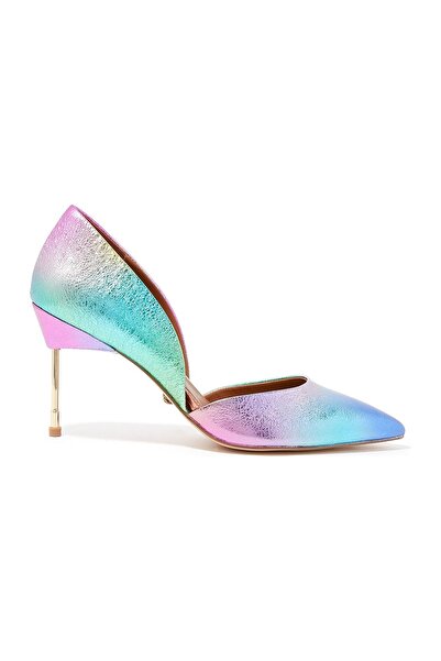 Kurt Geiger حذاء بكعب D'Orsay من الجلد اللامع اللامع