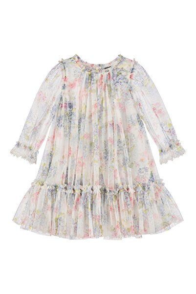 Needle & Thread Hortensia Long Sleeve Dress for Kids
