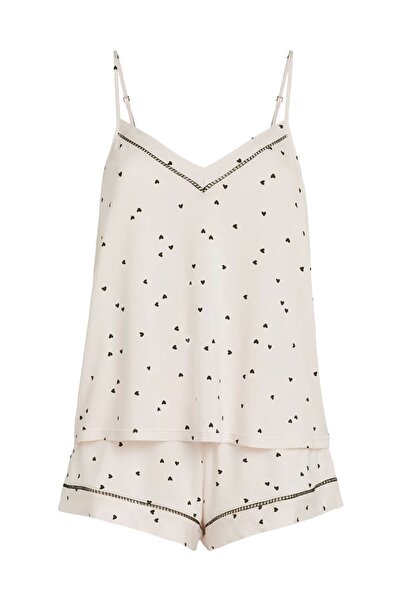 Eberjey Fiona two-piece v-neck cami and shorts pajama set