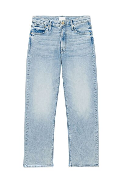 MOTHER DENIM Stylish and Comfortable Zip-Up Ankle-Length Jeans