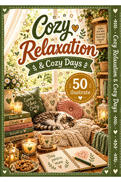 COZY RELAXATION Ζεστές Μέρες. Ανακαλύψτε το νέο χαλαρωτικό βιβλίο ζωγραφικής ...