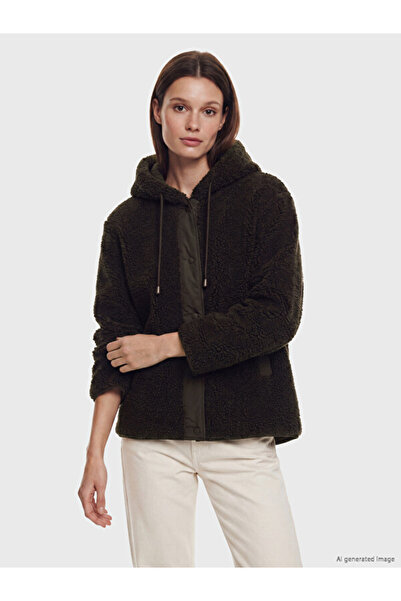 LC Waikiki I Hooded Loose Fit Women's Plush Coat from Freezen Store