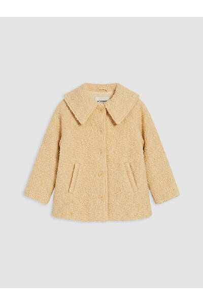 LC Waikiki I Button Detailed Baby Roba Collar Girl's Coat from Freezen Store