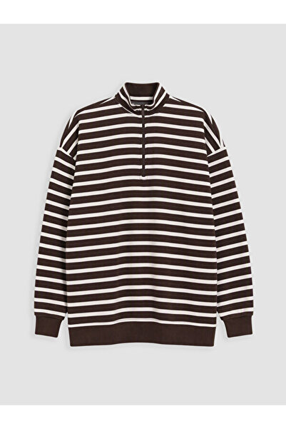 LC Waikiki I Striped Women's Thick Sweatshirt Tunic from Freezen Store
