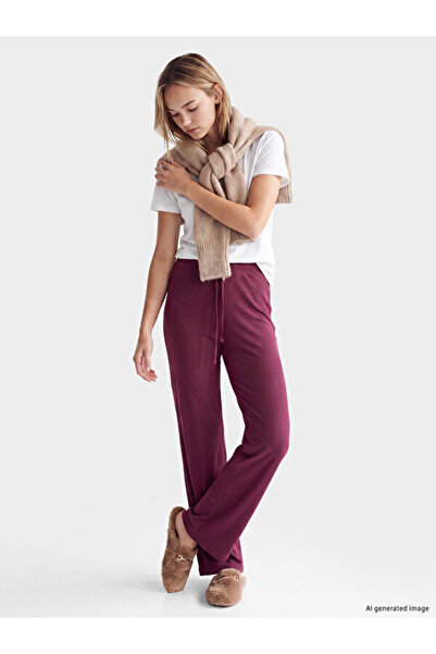 LC Waikiki I Beli Corded Wide Leg Women's Pajama Bottoms from Freezen Store
