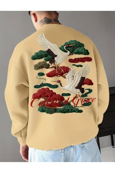 NIGRUM PARDUS Sweatshirt pentru bărbați din seria specială, supradimensionat,...