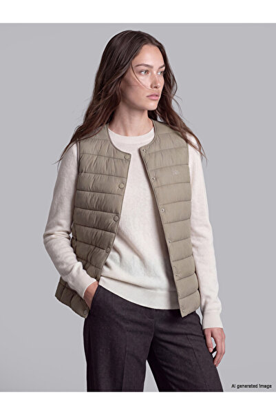 LC Waikiki Rmz Gi̇yi̇m Farkiyla Zero Roba Collar Women's Puffer Vest