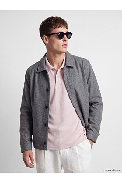 LC Waikiki I Standart Fit Men's Melton Shirt Jacket from Freezen Store
