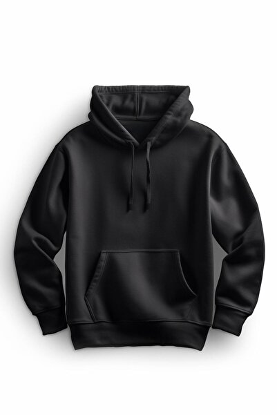 Unisex Oversize Fit Kapşonlu Hoodie Sweatshirt