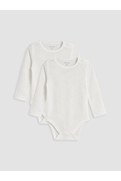 LC Waikiki Rmz Gi̇yi̇m Farkiyla 2-Piece Baby Girl Snap-On Bodysuit