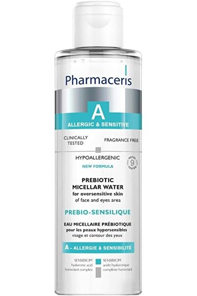 Pharmaceris ماء ميسيلار بريبيوتيك، مزيل مكياج لطيف للبشرة الحساسة والمعرضة لل...