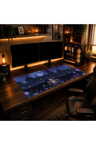 Moonlight Gothic Castle Mousepad 70x30 (3mm)