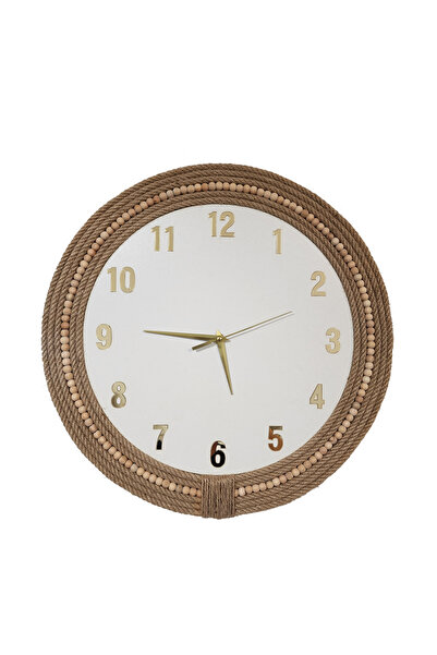 RIVIERA DUVAR SAATİ 45x45 (BEYAZ-GOLD)