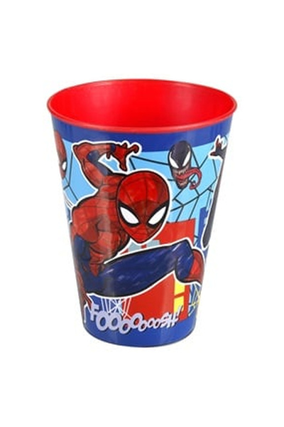 OEM Red Blue Spiderman Plastic Cup 430ml