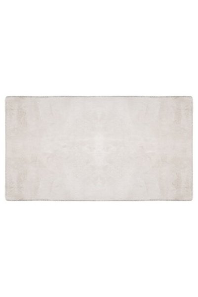OEM Covoras Catifelat Alb Spart 110x60cm