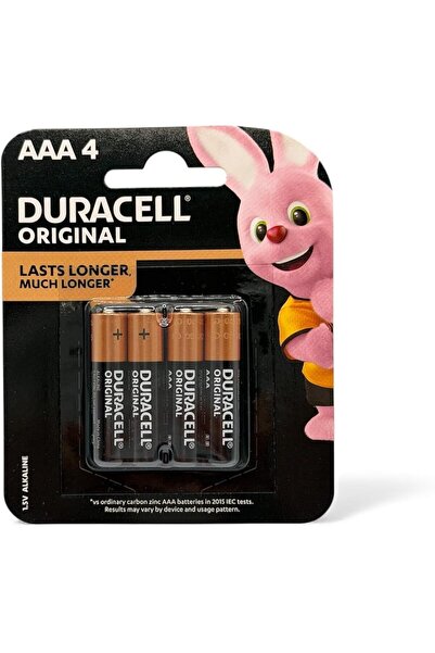 Duracell Yayınları Duracell Original AAA 1.5V Alkaline Batteries, LR03/MN2400...