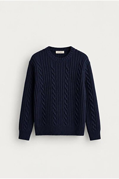 Gambocci Men's Knitwear Knitted Patterned Thick Sweater