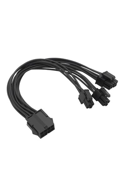 ALMEKAQUZ 9.5 inch CPU 8 Pin to ATX 8 + 4 Pin Power Extension Cable, ATX 4 Pi...