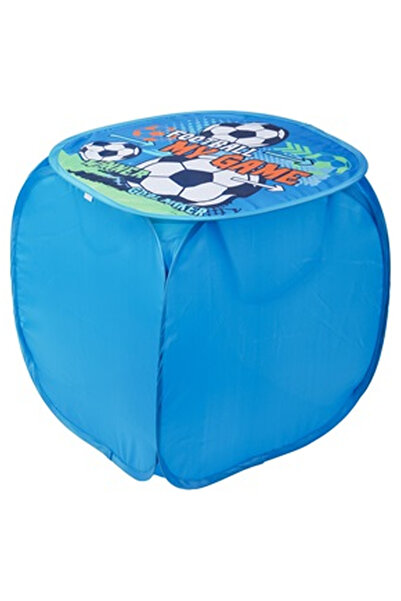 OEM Cos Textil Pliabil cu Capac pentru Jucarii model Fotbal 45x45x45cm