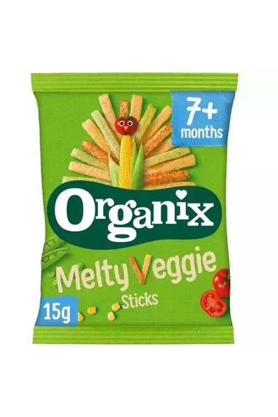 Organix Τηγανητά Στικς Λαχανικών με Γεύση Λαχανικών, Χωρίς Ζάχαρη, 15γρ, για ...