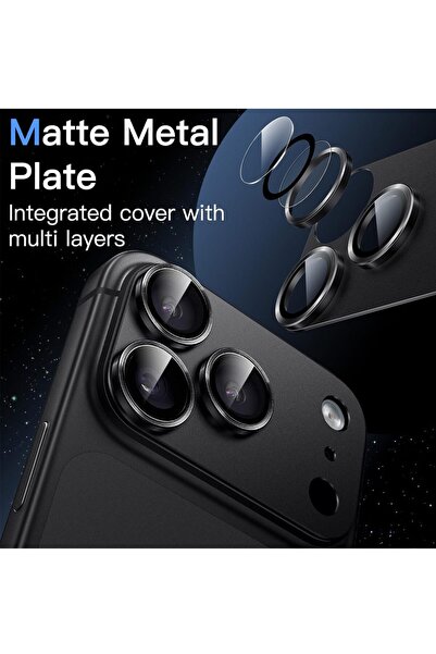 Wtech Apple iPhone 18 Pro Max 5G 2026 HD Back Camera Lens Protector Tempered Glass Protector Shield Clear