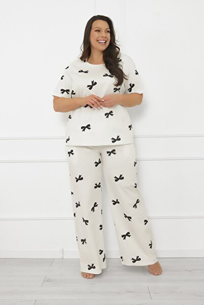 Other Pijamale de damă, mâneci scurte, pantaloni lungi, Figaro XL