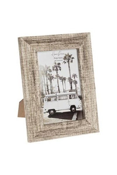 OEM 3D Wooden Photo Frame Beige Brown 10x15cm