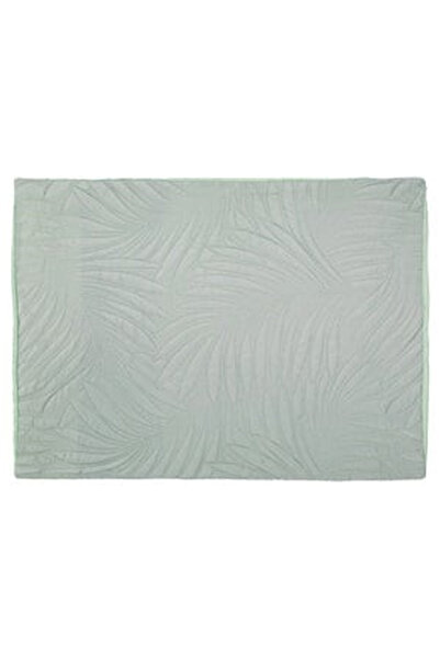 OEM Fata de Perna Verde Menta cu Model Frunze 70x50cm