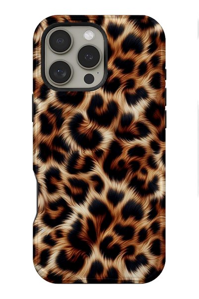 EDELFU متوافق مع iPhone 11 PRO MAX - غطاء واقي بطبقة مزدوجة بتصميم الفهد البر...