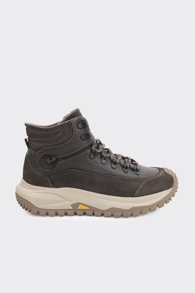 derinet Hakiki Deri Bağcıklı Erkek Bot