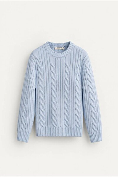 Gambocci Men's Knitwear Knitted Patterned Thick Sweater
