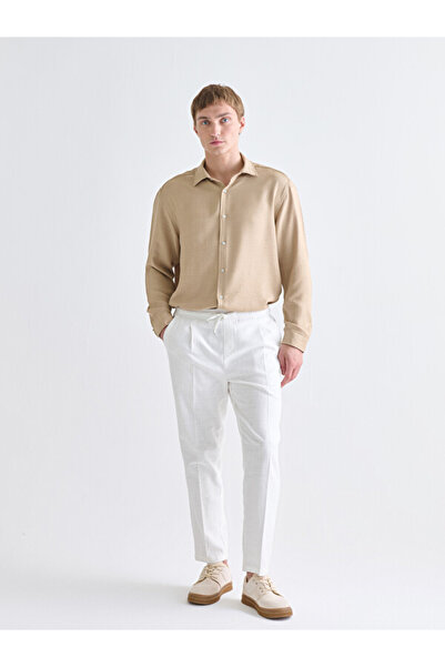 LC Waikiki Rmz Gi̇yi̇m Farkiyla Standardfit Linen Look Men's Trousers