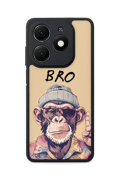 TECNO Spark 20 Compatible Monkey Patterned Camera Protected Shockproof Case