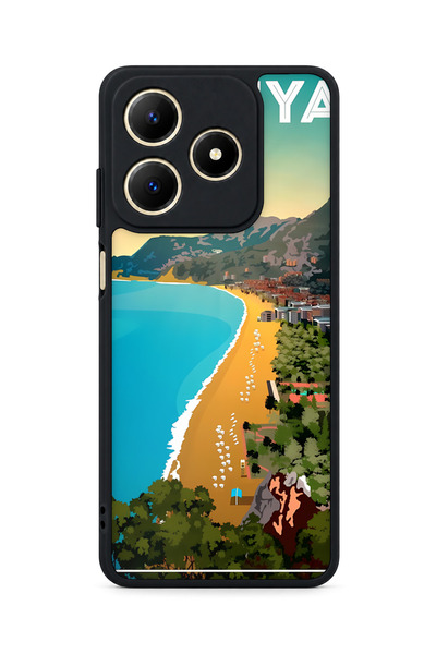 BGAKSESUAR حافظة مقاومة للصدمات متوافقة مع Realme C61 مع حماية للكاميرا بنمط ...