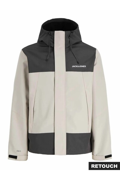 Jack & Jones سترة رجالية باللون البيج من Jcoclub Dull Windbreaker