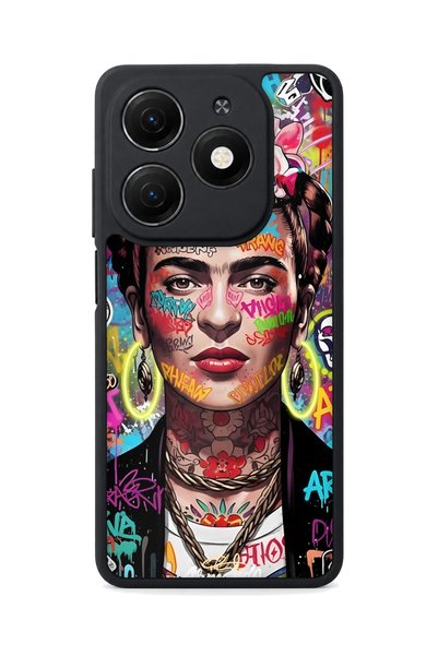 TECNO Spark 20 Compatible Frida Patterned Camera Protected Shockproof Case