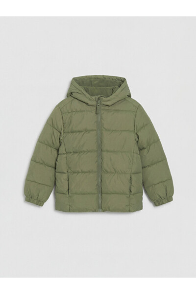 LC Waikiki Rmz Gi̇yi̇m Farkiyla Hooded Boy's Coat