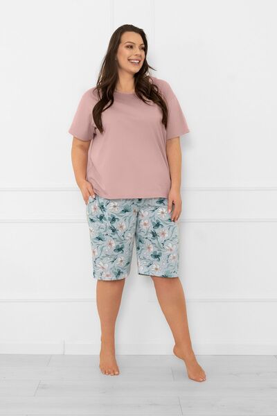 Other Pijama de damă cu mânecă scurtă și pantaloni trei sferturi, Perlis XL