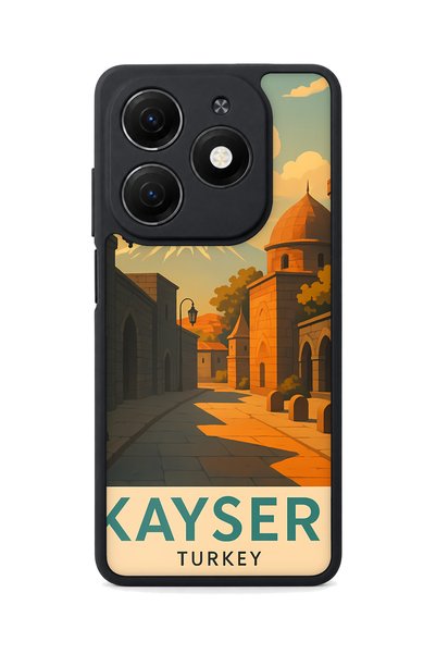 TECNO Spark 20 Compatible Kayseri Patterned Camera Protected Shockproof Case