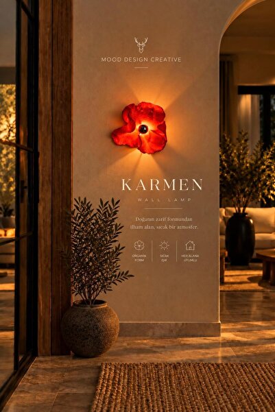 MoodDesign KARMEN WALL & DESK DECORATIVE AMBIENT LAMP - KARMEN DEKORATİF AMBİ...